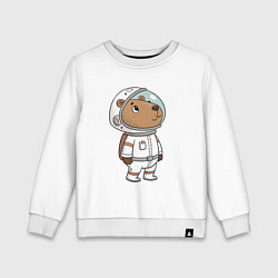 Детский свитшот Капибара-космонавт