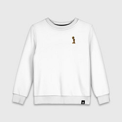 Свитшот хлопковый детский Кобе Брайант номер 8, цвет: белый