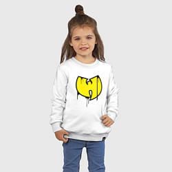 Свитшот хлопковый детский Wu-Tang style, цвет: белый — фото 2