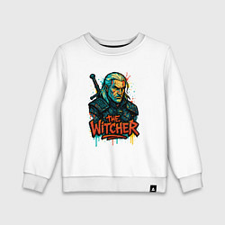 Детский свитшот Ведьмак граффити