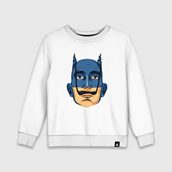 Свитшот хлопковый детский Batman Dali, цвет: белый