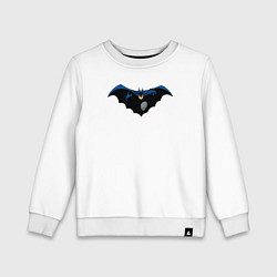 Свитшот хлопковый детский Поймать Бэтмена, цвет: белый