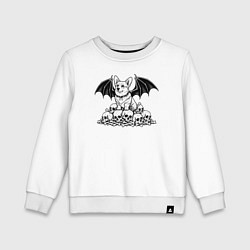 Детский свитшот Демонический корги