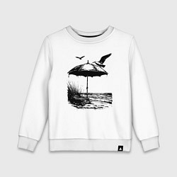 Детский свитшот Морской бриз и чайки