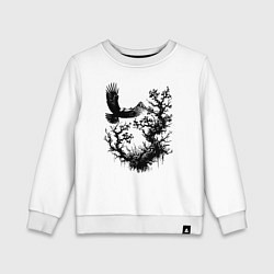 Детский свитшот Орёл над вершинами