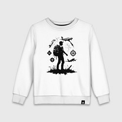 Детский свитшот Путешественник путь к горизонту