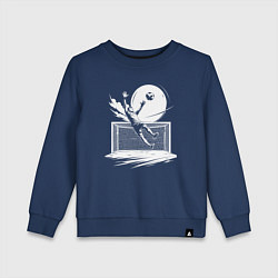 Детский свитшот Вратарь в прыжке