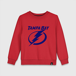 Свитшот хлопковый детский HC Tampa Bay, цвет: красный