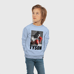 Свитшот хлопковый детский Mike Tyson, цвет: мягкое небо — фото 2