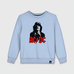 Свитшот хлопковый детский AC/DC Madness, цвет: мягкое небо