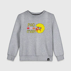 Свитшот хлопковый детский Pac-Man: Breakfast, цвет: меланж