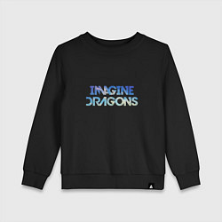 Свитшот хлопковый детский Imagine Dragons: Clear Sky, цвет: черный