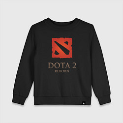 Свитшот хлопковый детский Dota 2: Reborn, цвет: черный