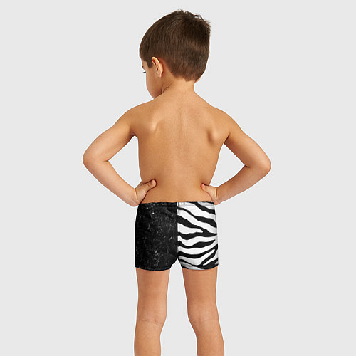 Детские плавки PUBG: Zebras Lifestyle / 3D-принт – фото 4