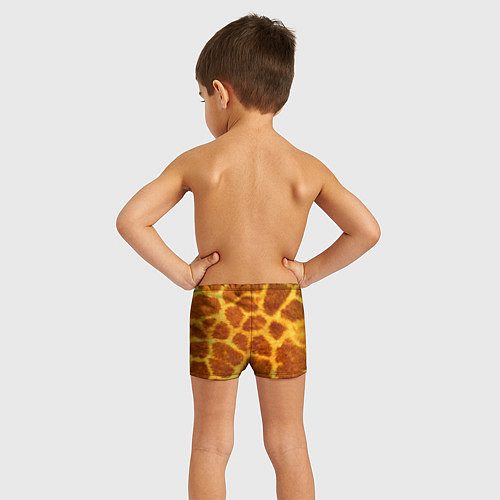 Детские плавки Шкура жирафа - текстура / 3D-принт – фото 4