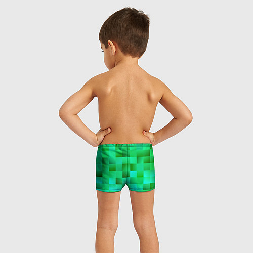 Детские плавки Roblox head на пиксельном фоне / 3D-принт – фото 4