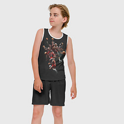 Майка-безрукавка детская Michael Jordan Style, цвет: 3D-белый — фото 2