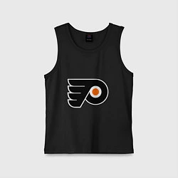 Майка детская хлопок Philadelphia Flyers, цвет: черный