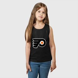 Майка детская хлопок Philadelphia Flyers, цвет: черный — фото 2