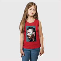 Майка детская хлопок Том Харди Ван Гога, цвет: красный — фото 2