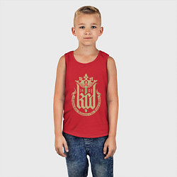 Майка детская хлопок Kingdom Come Deliverance, цвет: красный — фото 2