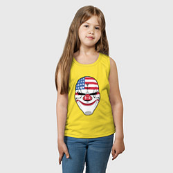 Майка детская хлопок American Mask, цвет: желтый — фото 2