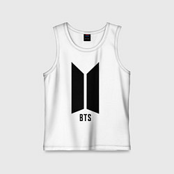 Майка детская хлопок BTS Army, цвет: белый