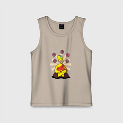 Майка детская хлопок Homer Relax, цвет: миндальный