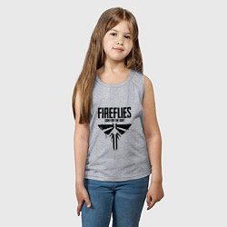 Майка детская хлопок Fireflies: Look for the Light, цвет: меланж — фото 2