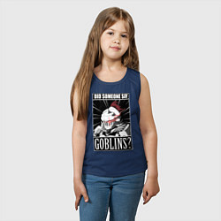 Майка детская хлопок Убийца гоблинов 9, цвет: тёмно-синий — фото 2