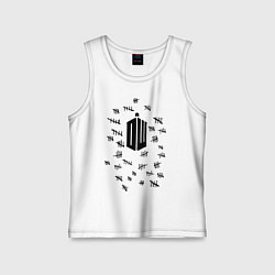 Майка детская хлопок Doctor Who: Days, цвет: белый
