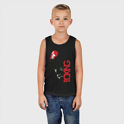 Майка детская хлопок Boxing, цвет: черный — фото 2