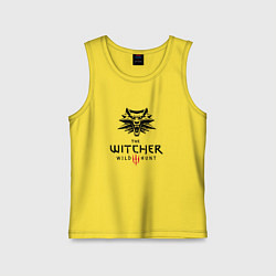 Майка детская хлопок THE WITCHER 3:WILD HUNT, цвет: желтый