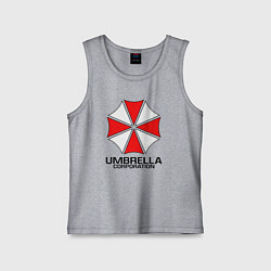 Майка детская хлопок UMBRELLA CORP, цвет: меланж