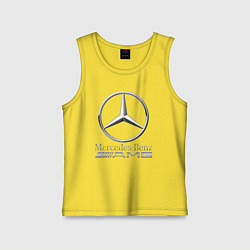 Майка детская хлопок MERCEDES-BENZ AMG, цвет: желтый