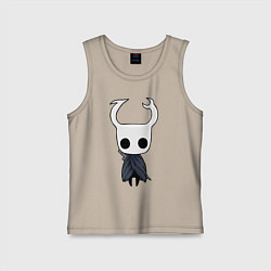 Майка детская хлопок Рыцарь Hollow Knight, цвет: миндальный