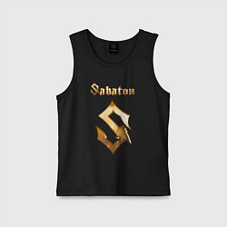 Майка детская хлопок SABATON, цвет: черный