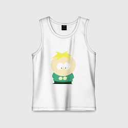 Майка детская хлопок South Park Баттерс, цвет: белый