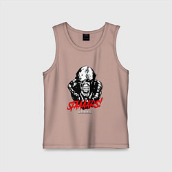 Майка детская хлопок STAAAAARS!, цвет: пыльно-розовый