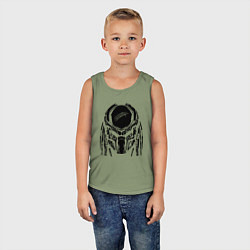 Майка детская хлопок PREDATOR, цвет: авокадо — фото 2