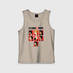 Детская майка БУМАЖНЫЙ ДОМ