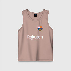Майка детская хлопок BARCELONA, цвет: пыльно-розовый