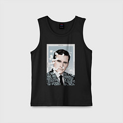 Майка детская хлопок Майкл Гэри Скотт Офис, цвет: черный