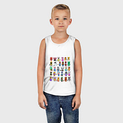 Майка детская хлопок ROBLOX PIGGY, цвет: белый — фото 2