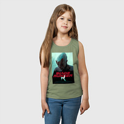 Майка детская хлопок Слезы в дожде Blade Runner, цвет: авокадо — фото 2