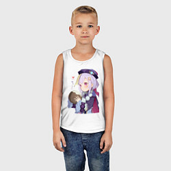 Майка детская хлопок Ци Ци Кокосовое молоко, цвет: белый — фото 2