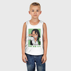 Майка детская хлопок Нагаторо Сан, цвет: белый — фото 2