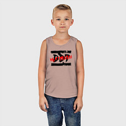Майка детская хлопок DDT НЕ СТРЕЛЯЙ!, цвет: пыльно-розовый — фото 2