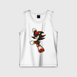 Майка детская хлопок SonicSW, цвет: белый