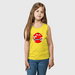 Майка детская хлопок KENSHI Logo, цвет: желтый — фото 2